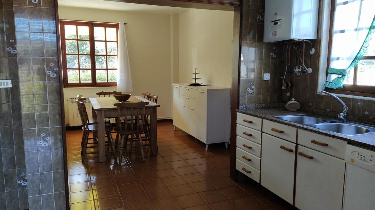 Casa Con Jardin En La Playa De Almieiras Villa Fene Exteriör bild