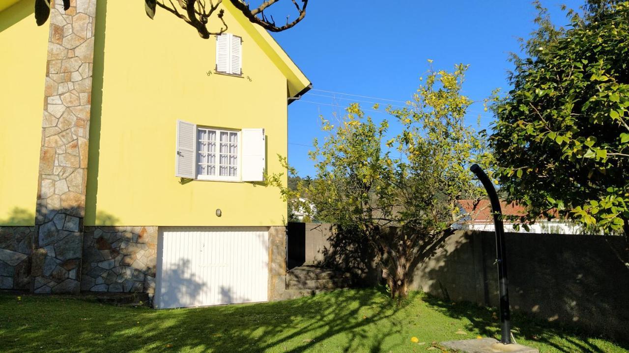 Casa Con Jardin En La Playa De Almieiras Villa Fene Exteriör bild