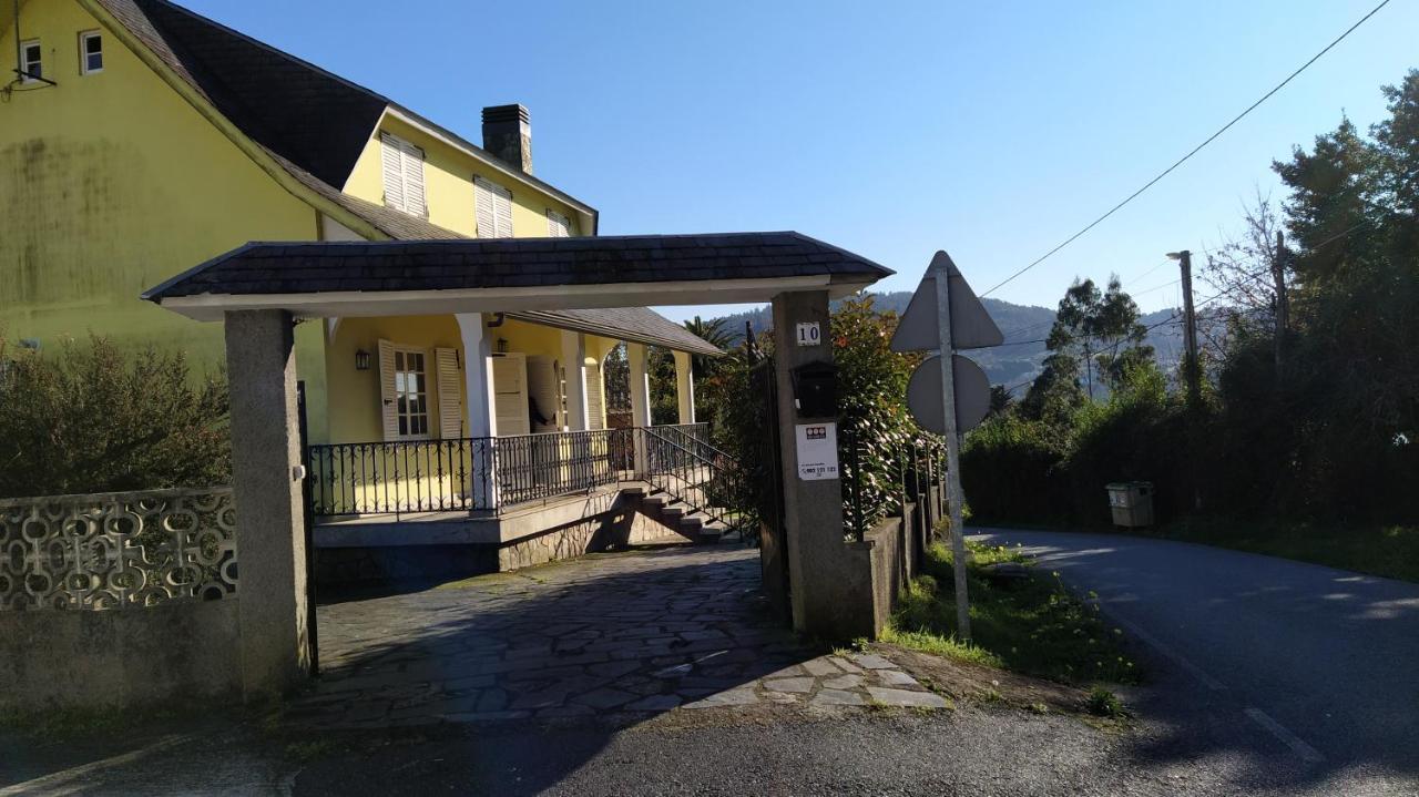 Casa Con Jardin En La Playa De Almieiras Villa Fene Exteriör bild